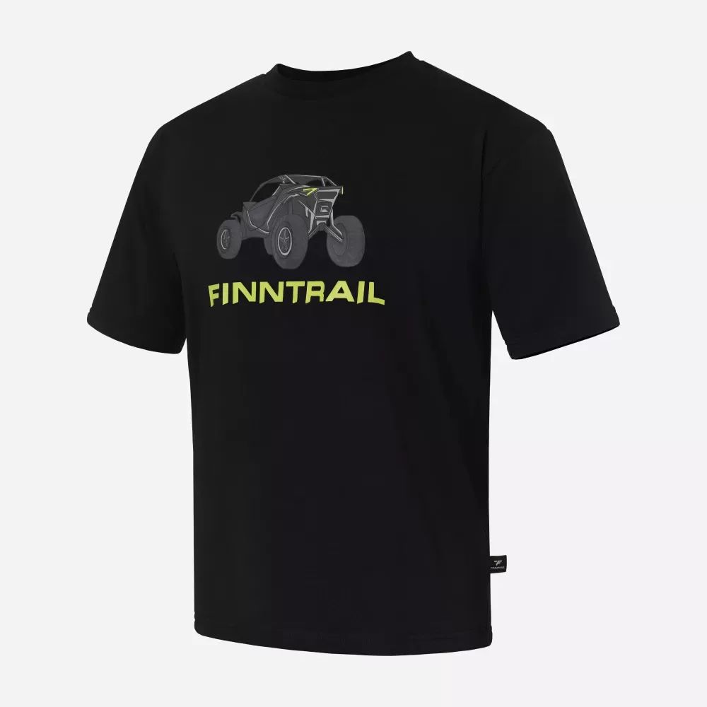 T-Krekls FINNTRAIL BUGGY BLACKYELLOW 6716