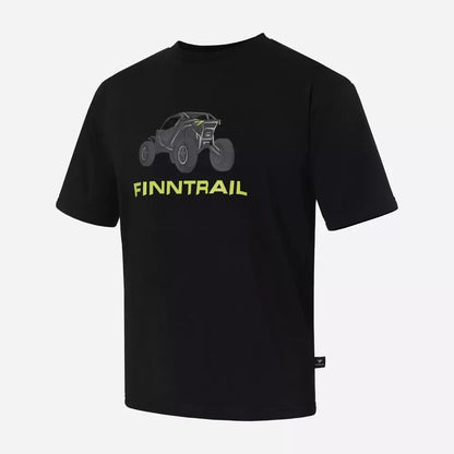 T-Krekls FINNTRAIL BUGGY BLACKYELLOW 6716