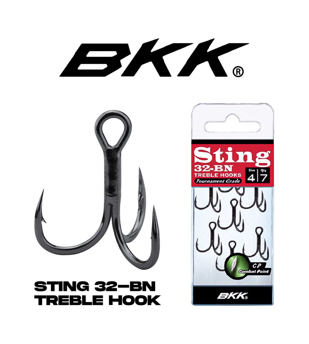 Trīsžuburu āķi BKK Sting 32-BN