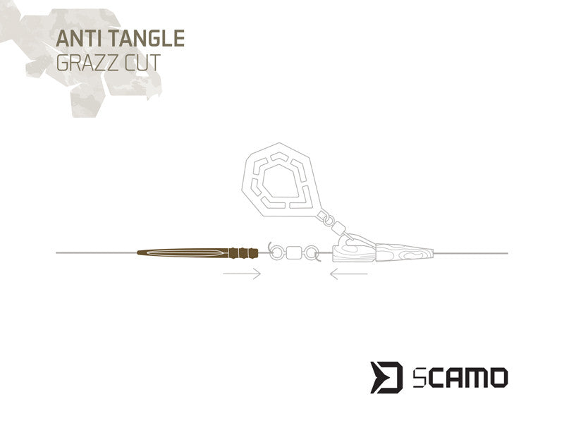 Trubiņa Delphin sCAMO GRAZZ Cut 10 pcs