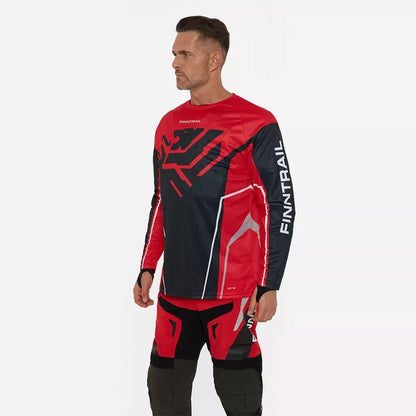 UPF 50 Krekls FINNTRAIL JERSEY 6600 RED