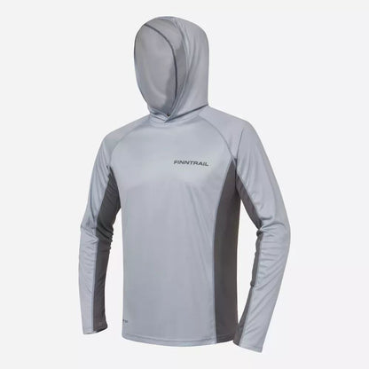 UPF 50 Krekls FINNTRAIL WAVE BIG LOGO 6614 GREY