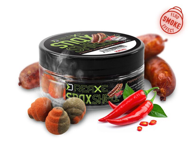 Vafteri Delphin D SNAX SHELL lure / Frankfurter – chilli