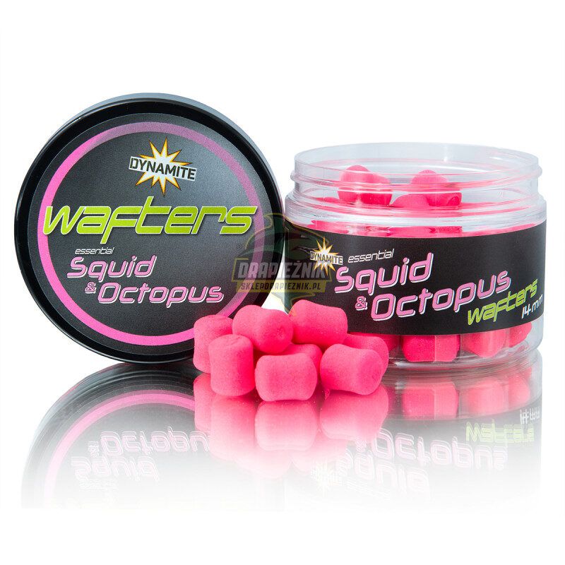 Vafteri Dynamite baits Squid & Octopus Fluro Wafters 14mm