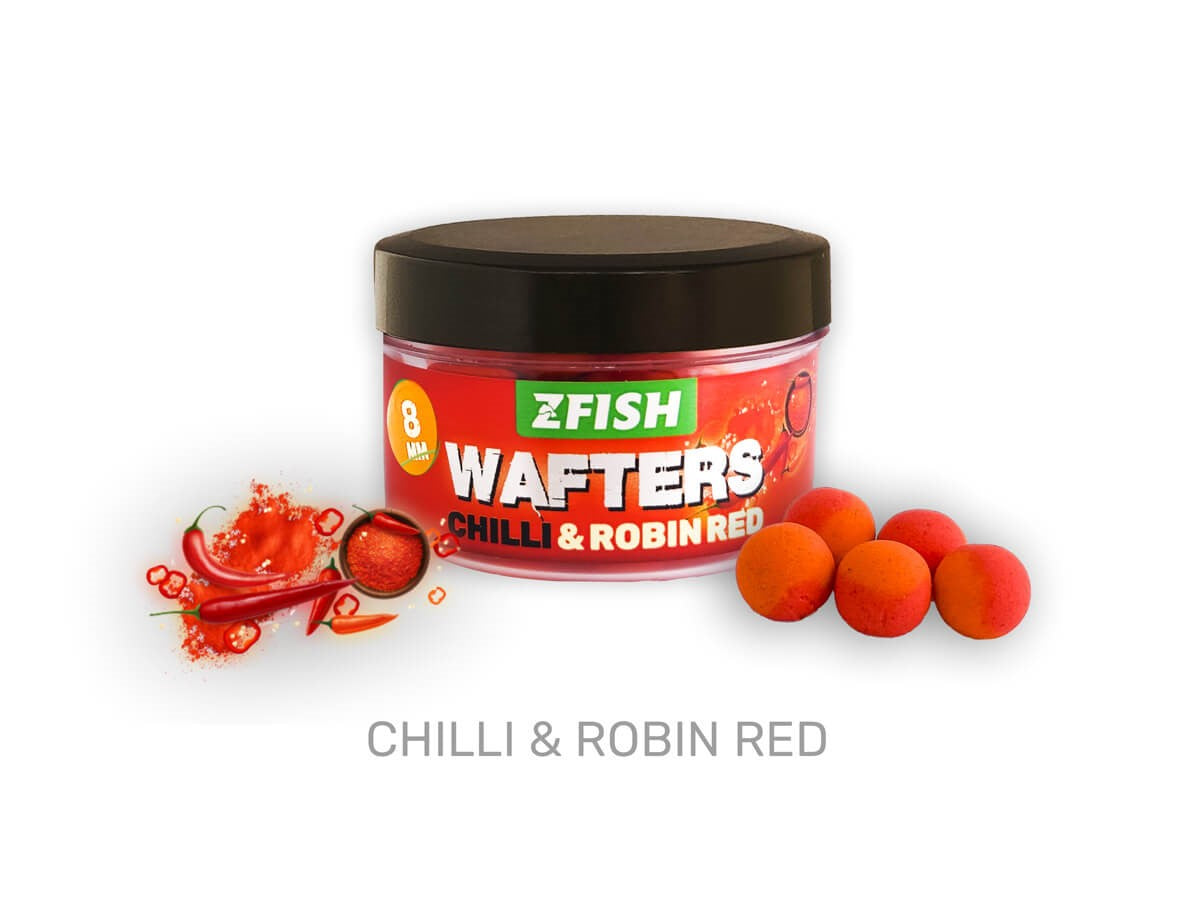 Vafteri ZFISH Balanced Wafters 8mm Chilli-Robin Red