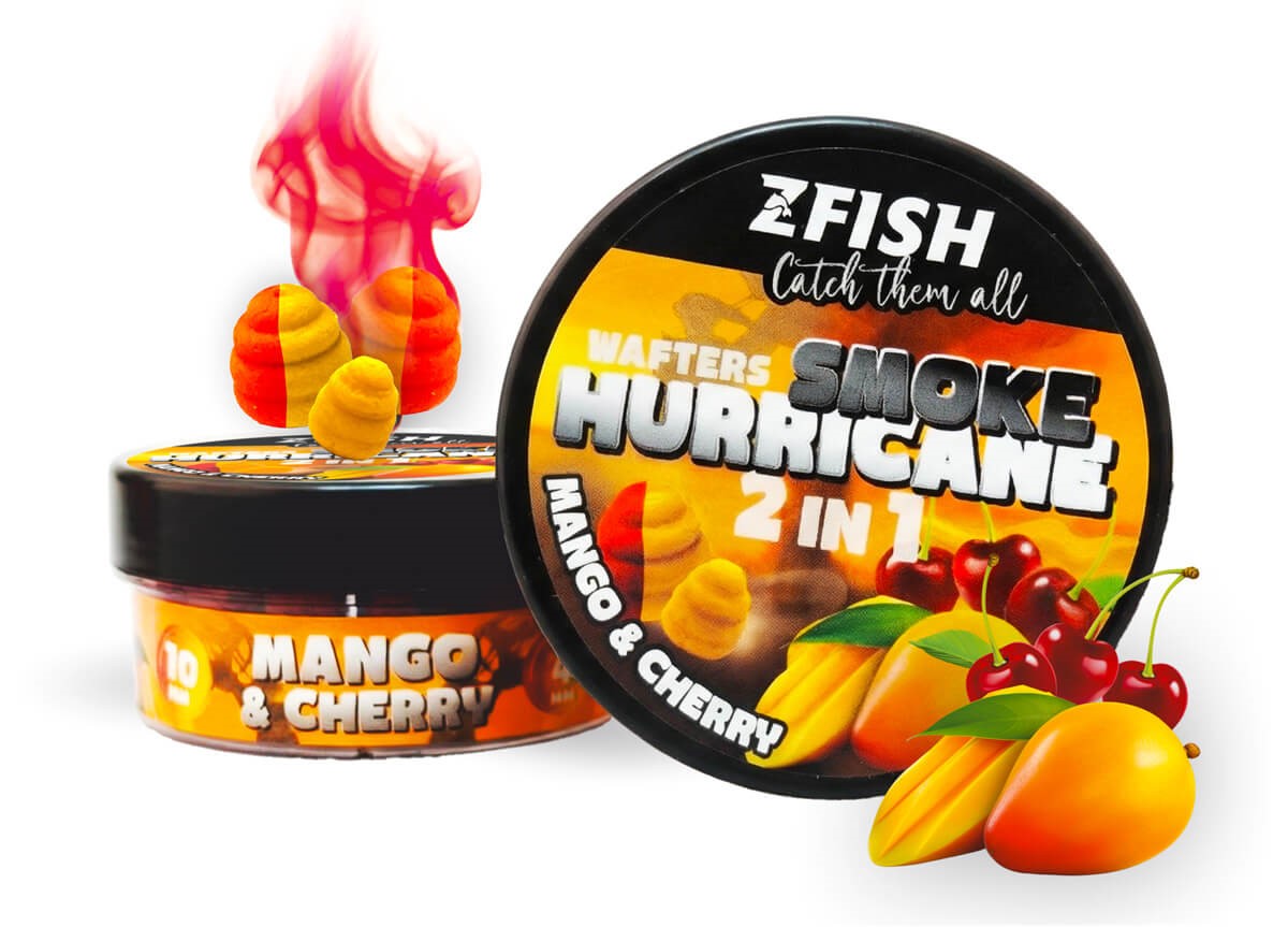 Vafteri ZFISH Smoke Hurricane Wafters 2in1 Mango and Cherry