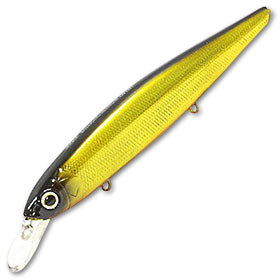 Vobleris DEPS BALISONG MINNOW 130SP #22 GM KUROKIN