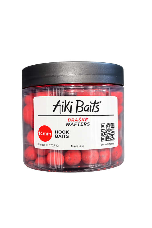 Tasakaalustatud boilid Aiki Baits Strawberry ( Braske ) wafter 14mm