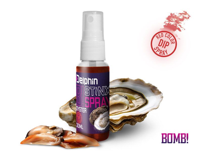 Atraktants Delphin STINX SPRAY/30ml - red