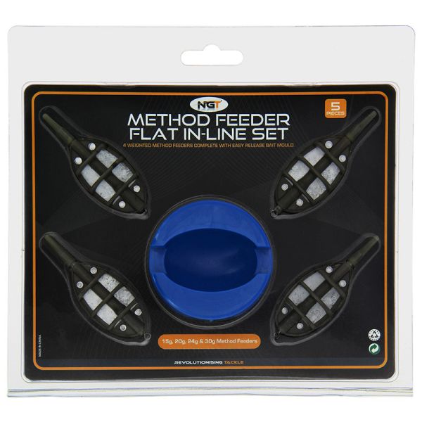 Barotavu komplekts NGT 4 + 1 In-line Method Feeder Set