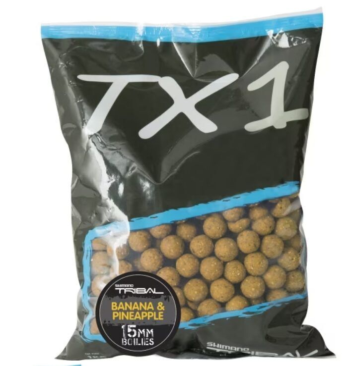 Boilas Shimano TX1 Boillie Banana & Pineapple / Banāns Ananass 5kg