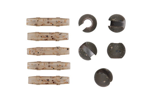 Pērlītes Fox Edges Tubing Tungsten Heli Bead Kit 5pcs