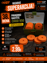 Pliikarp NGT Rig Box 950 - 10 EVA suurt Chod/Zig Rig Winderit