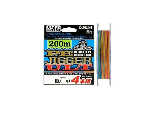Sunline PE Jigger ULT 4 Braid mitmevärviline