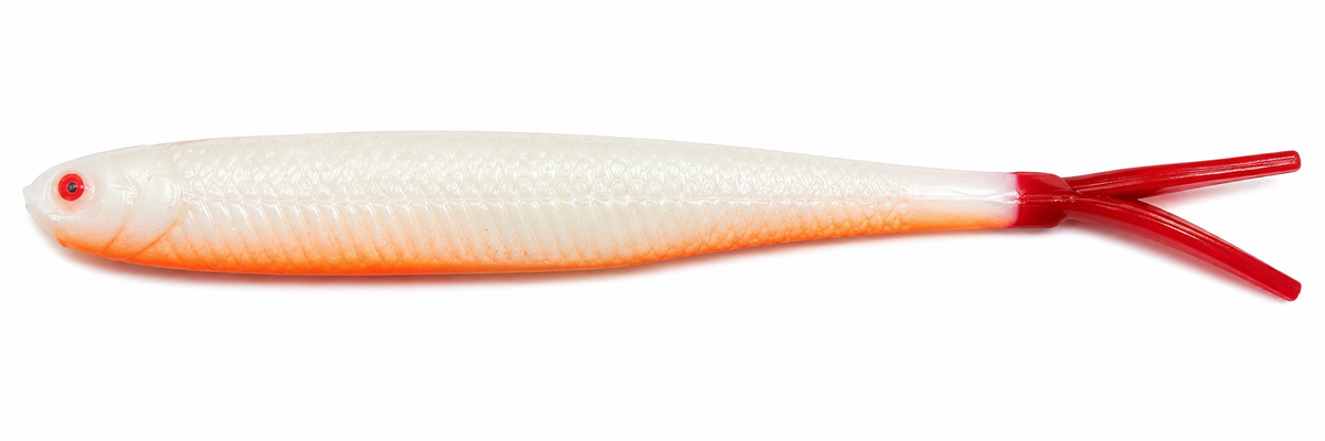 OSHELure Zander Saba Pelagic punase sabaga, 7" silikoonist koha lantidele