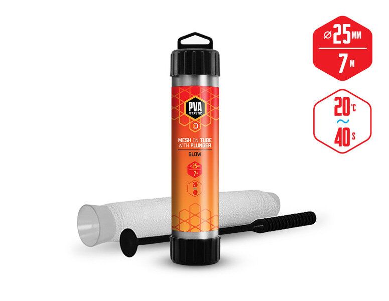 Delphin PVA n’tastic mesh on tube TUBE+PLUNGER / 7 m - 25mm