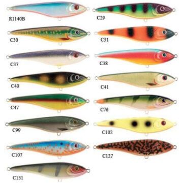 Jerkbait Strike pro Big Bandit, slow sink, 19,5cm, 98g