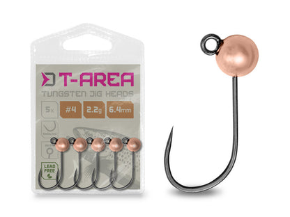 Volframa džiggalva Delphin T-AREA BL / 5 gab - copper