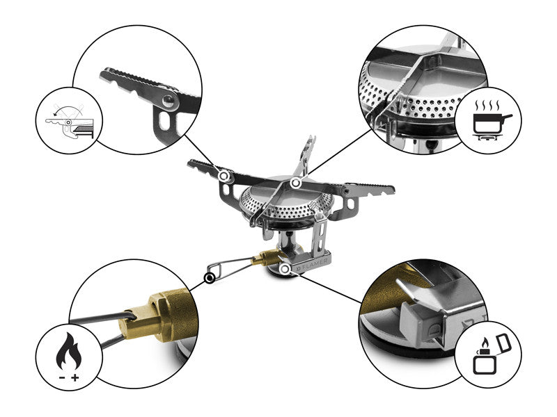Gāzes plītiņa Delphin FLAMER