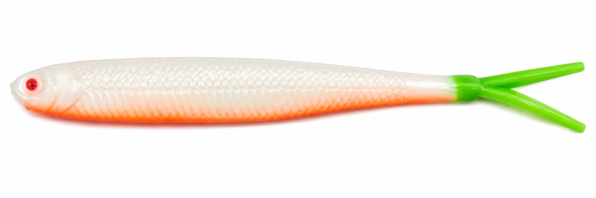 OSHELure Zander Saba Pelagic punase sabaga, 7" silikoonist koha lantidele