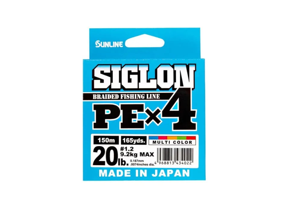 Punutud tamiil Sunline Siglon PE4 Multicolor 150m