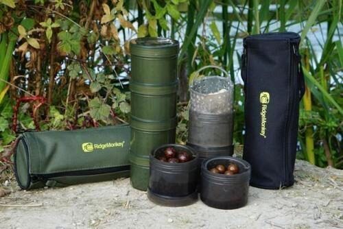 Ēsmas trauciņi Ridge Monkey Modular Hookbait Pots