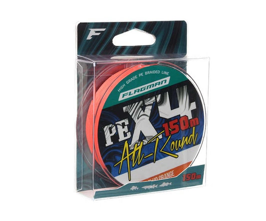 Flagman Pītā aukla Flagman All-Round PE X4 – 150 m Fluo Orange