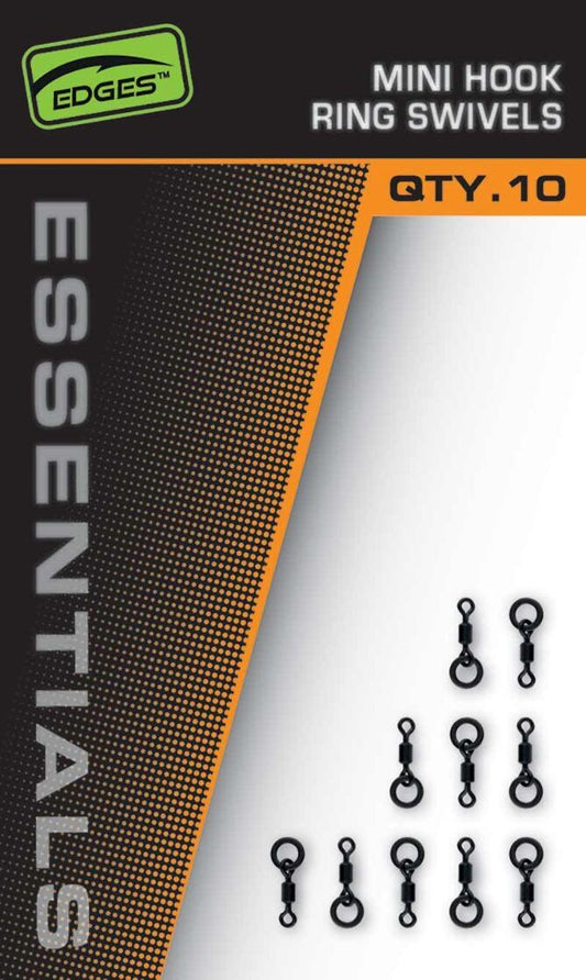 Griezuļi FOX EDGES™ ESSENTIALS MINI HOOK RING SWIVELS