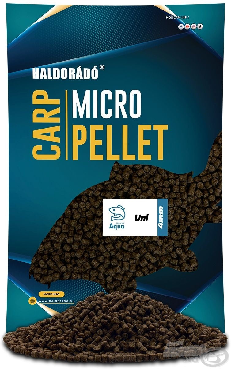 Pelletid Haldorado Carp Micro Pellet Aqua Garant Uni Pellet 700g