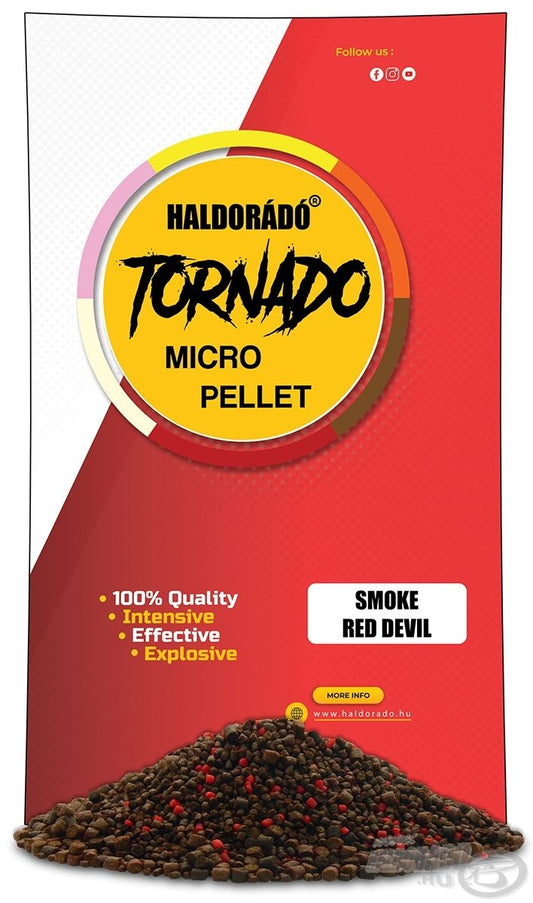 Haldorado Tornado Smoke Micro Pellet 400g graanulid