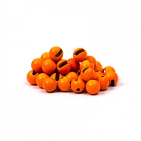 Volframa pērlīte Slotted Tungsten Bead Orange