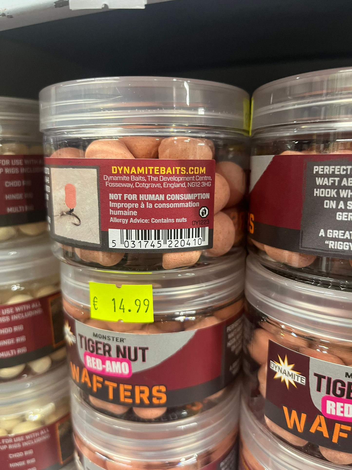 Wafters Dynamite Baits Tiger Nut Wafters Red Amo 14mm 