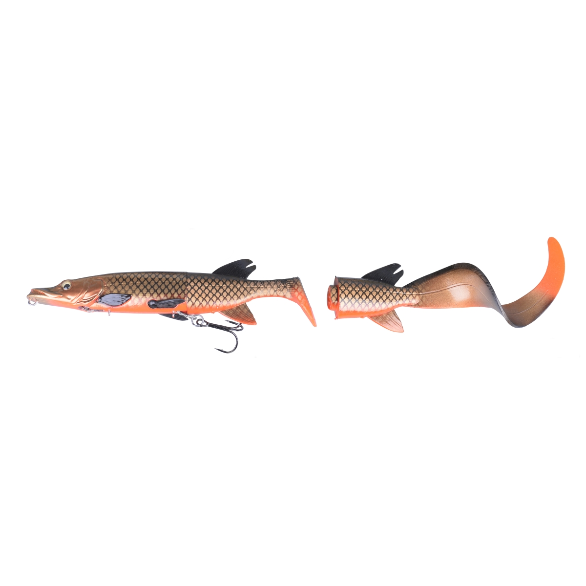 Silikoonist lant Savage Gear 3D Pike Hybrid 17 cm, 45 g
