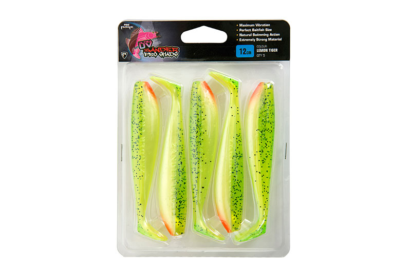 Silikoonlandid Fox Rage Ultra UV Zander Pro Shad Single Color Pack 10 cm 