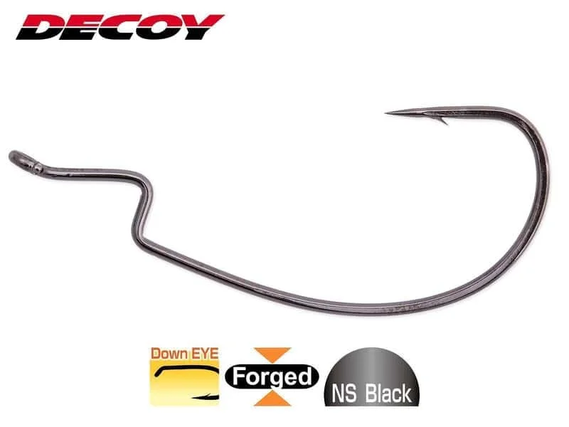 Offset Āķi Decoy Diggin Hook Worm 21
