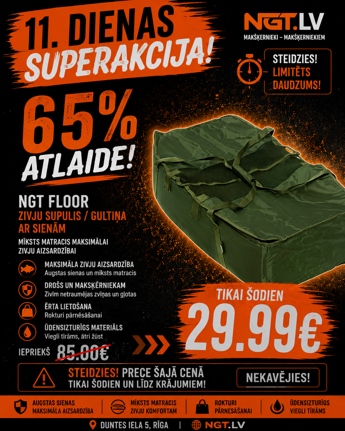 Kala "häll" NGT põrandahäll