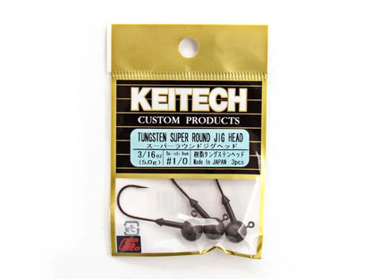 Volframa džiggalva KEITECH Tungsten Super Round Jig #2/0