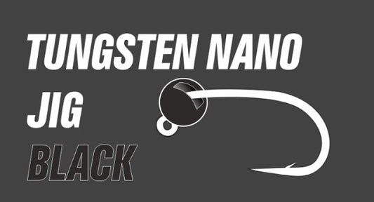 MB Lures Volframa Džiggalva Tungsten Nano Jig #12 0.1g-1.4g Anodized Black Produkts