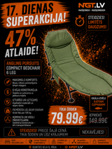 Gulta Angling Pursuits Compact Bed Chair - 6 Leg
