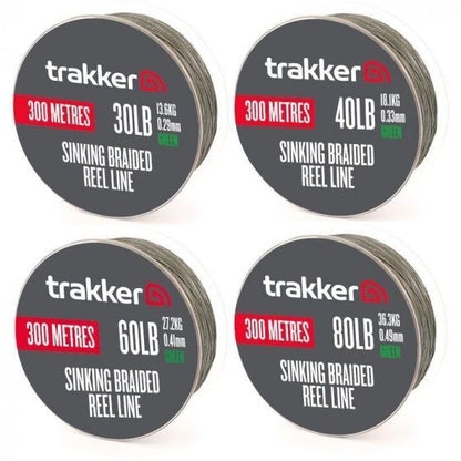 Pītā aukla Trakker Sinking Braid Reel Line