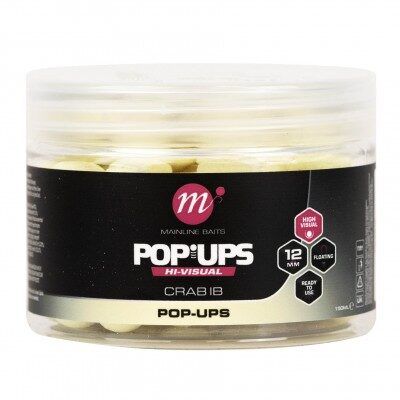 Ujuvad boilid Mainline HI-VISUAL POP-UPS CrabIB 12mm