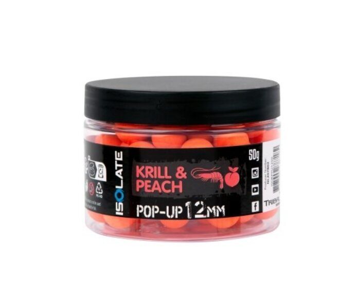Pop Up Shimano Bait Isolate Pop-Up Krill Peach - 50g Fluoro Orange