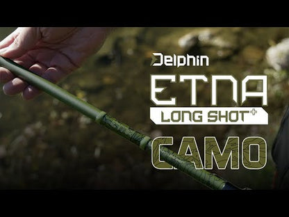 Makšķerkāts Delphin ETNA Camo LongSHOT+