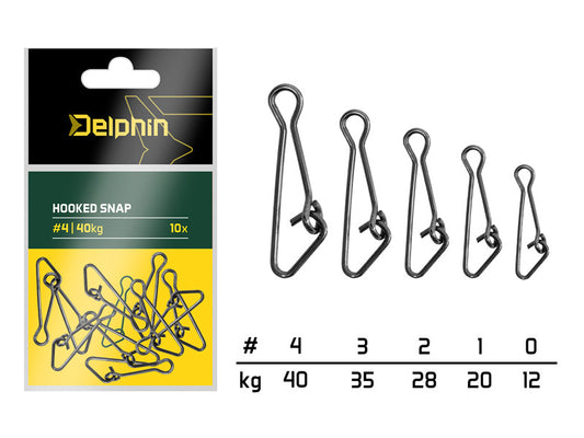 Kinnitus Delphin Hooked snap / 10 pcs