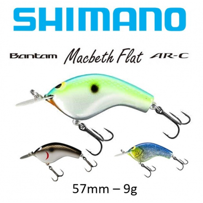 Võlts SHIMANO Bantam Macbeth Flat AR-C 57mm 9g