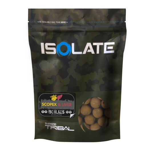Shimano Boilas Shimano ISOLATE Scopex & Liver Boilies 1kg Produkts