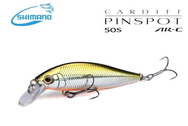 Shimano Vobleris SHIMANO Cardiff Pinspot 50S 50mm 3.5g Produkts