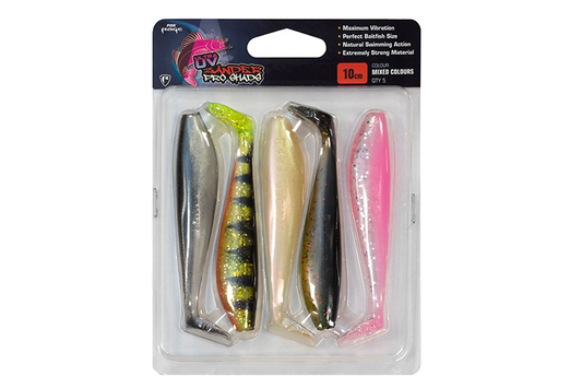 Silikona Mānekļi Fox Rage Ultra UV Mixed Colour Lure Pack 7.5 cm