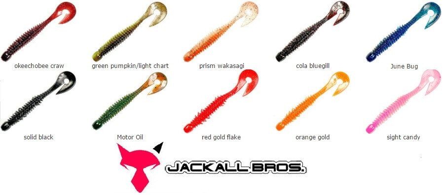 Silikona mānekļi JACKALL WOBBRING 3”