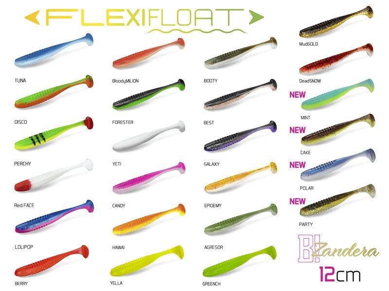 Silikona māneklis Delphin ZANDERA Flexi FLOAT UVs 12cm - Labākais zandartu džiga māneklis!